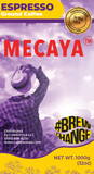 Mecaya Espresso Coffee- Whole Bean or Ground 1 bag (.32OZ)