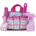 Melissa & Doug Sunny Patch Pretty Petals Pink Tote Set For Kids