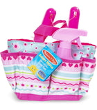 Melissa & Doug Sunny Patch Pretty Petals Pink Tote Set For Kids